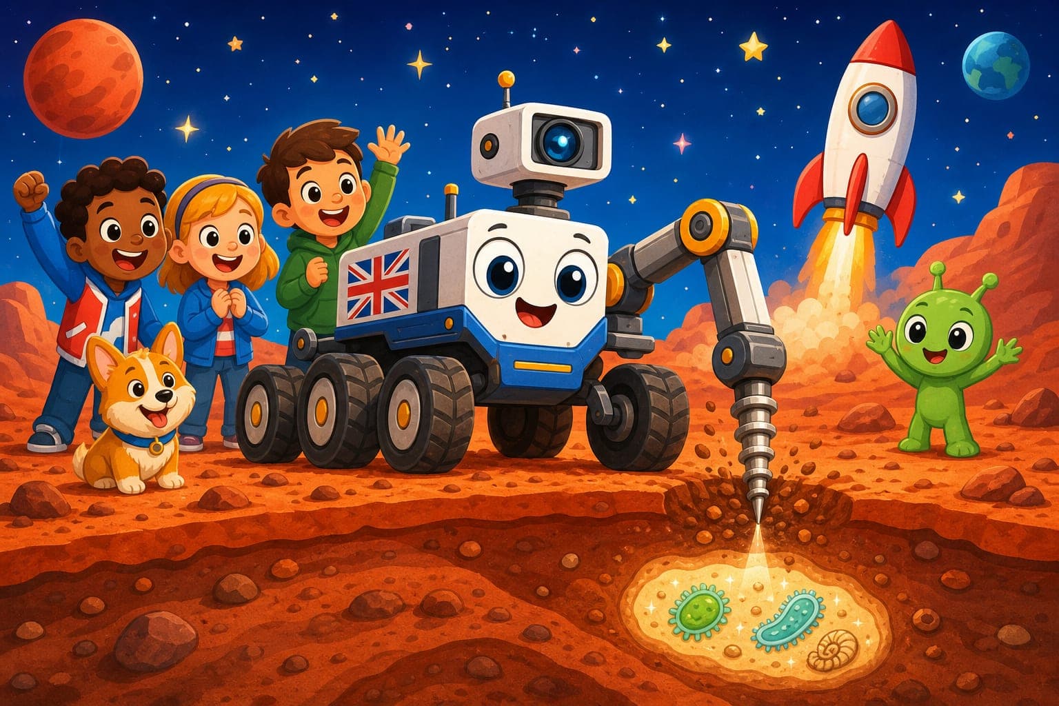 A Cool Robot Car Is Going to Mars!