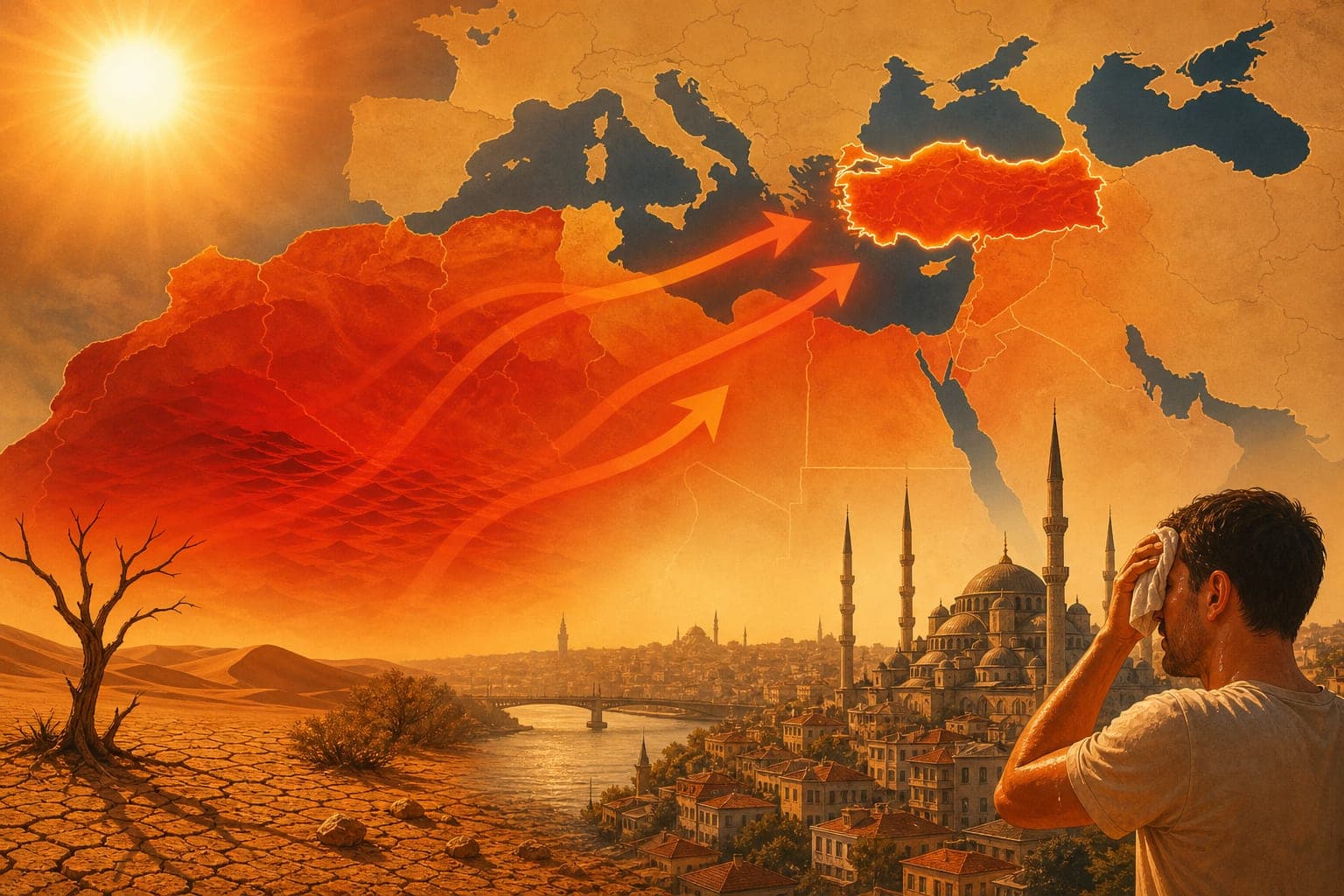 Africa's Heat Wave Hits Turkey as Temperatures Soar