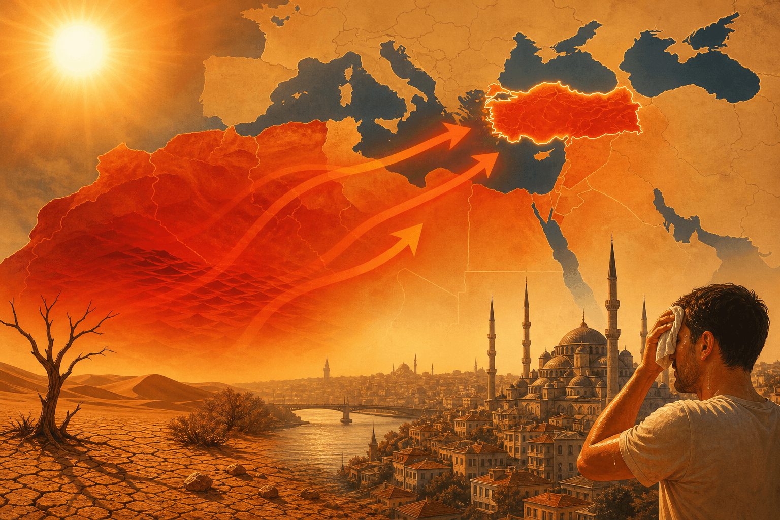 Africa's Heat Wave Hits Turkey as Temperatures Soar