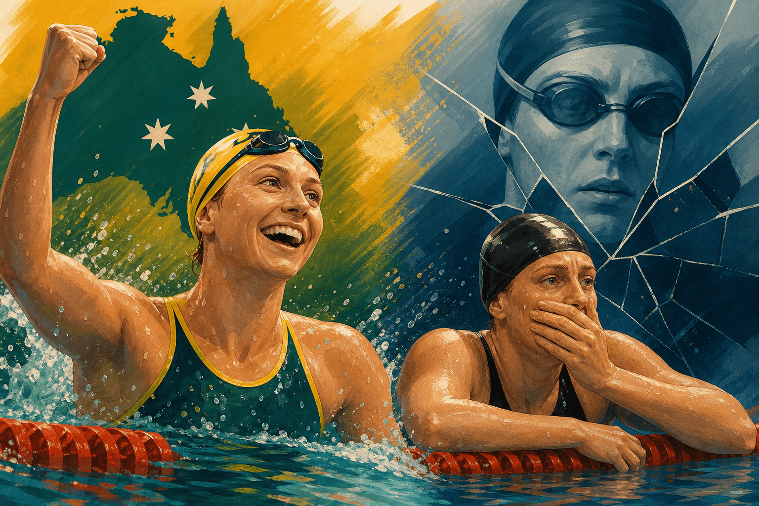 Australian Swimmer Ends Ledecky's Historic Winning Streak