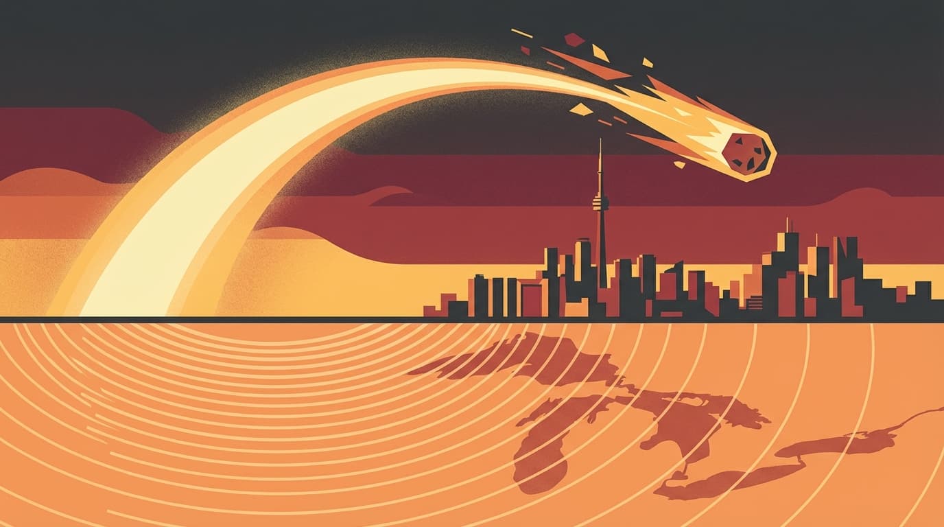 Bright Meteor Lights Up the Sky Over Cleveland