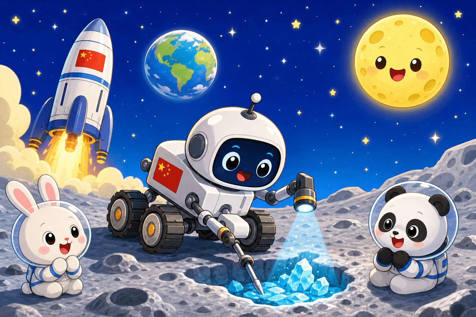 China Sends a Robot to Find Ice on the Moon!