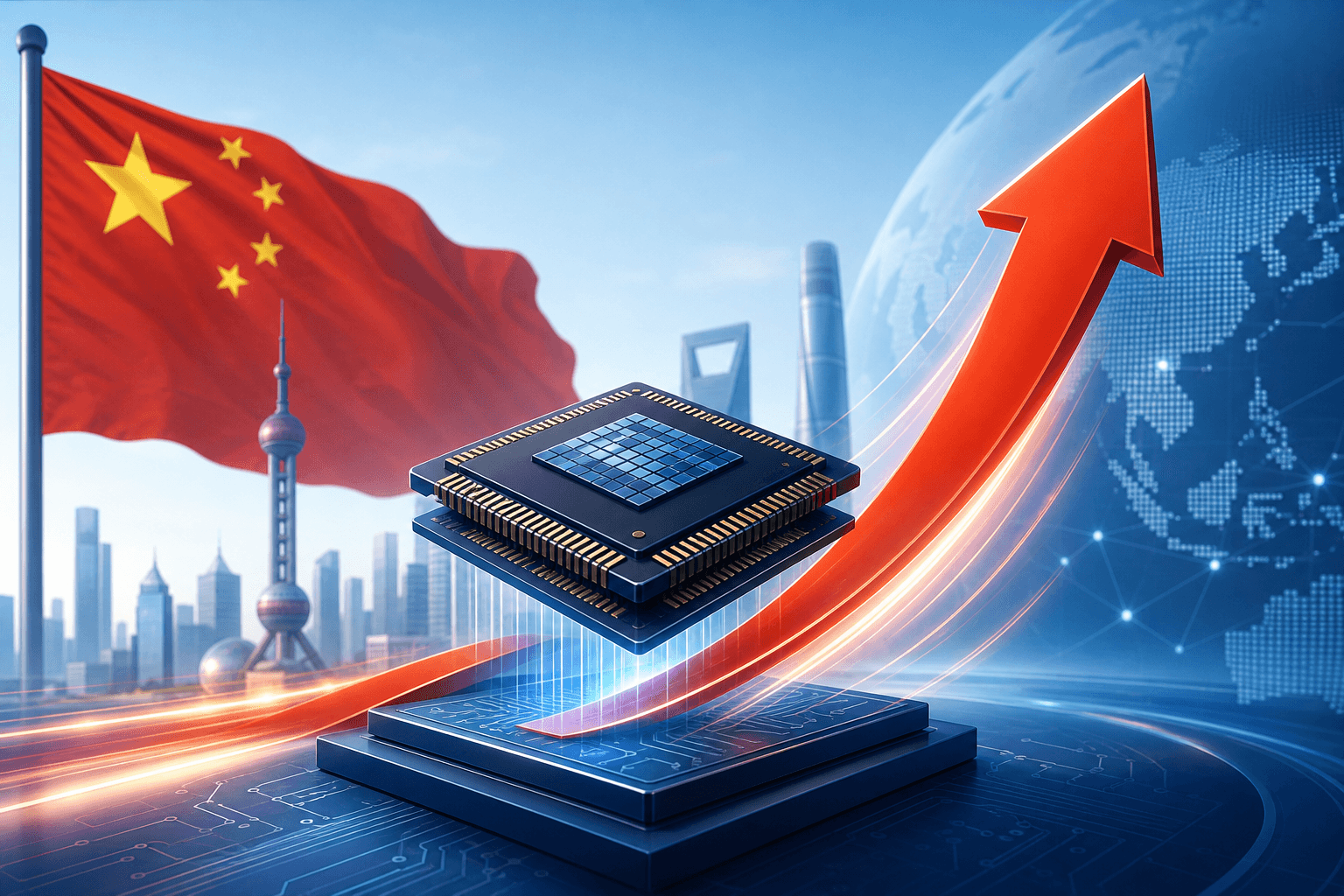 Chinese Chipmaker CXMT Soars in Record Market Debut