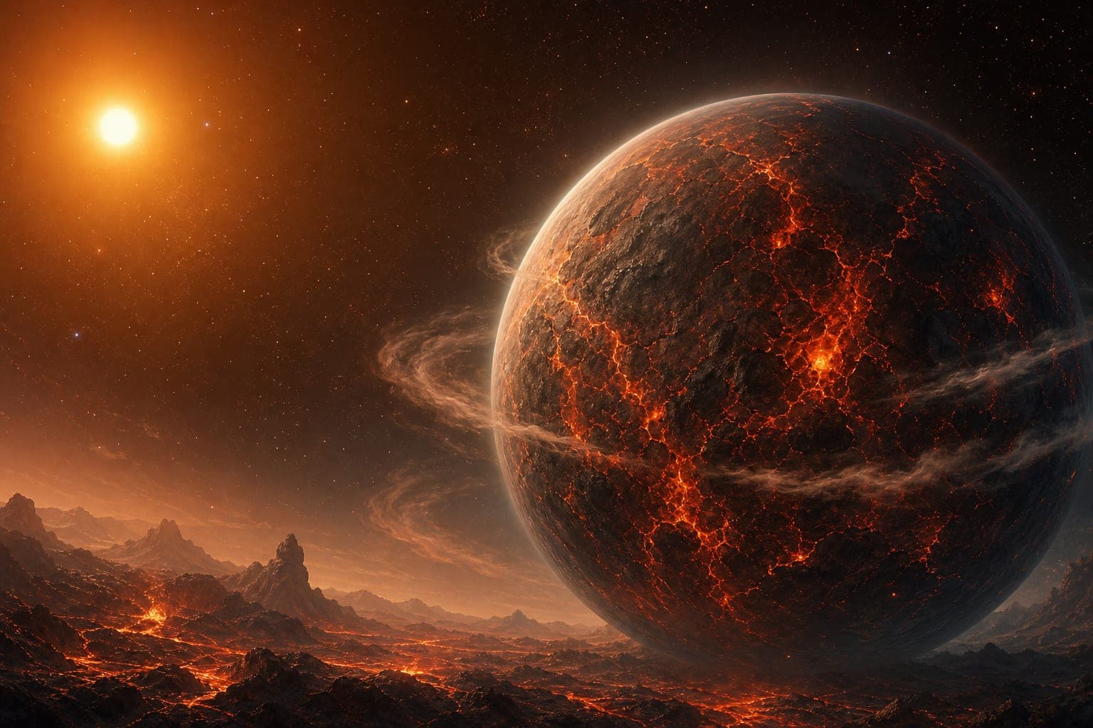 Cold Lava Planet May Show What Early Earth Looked Like