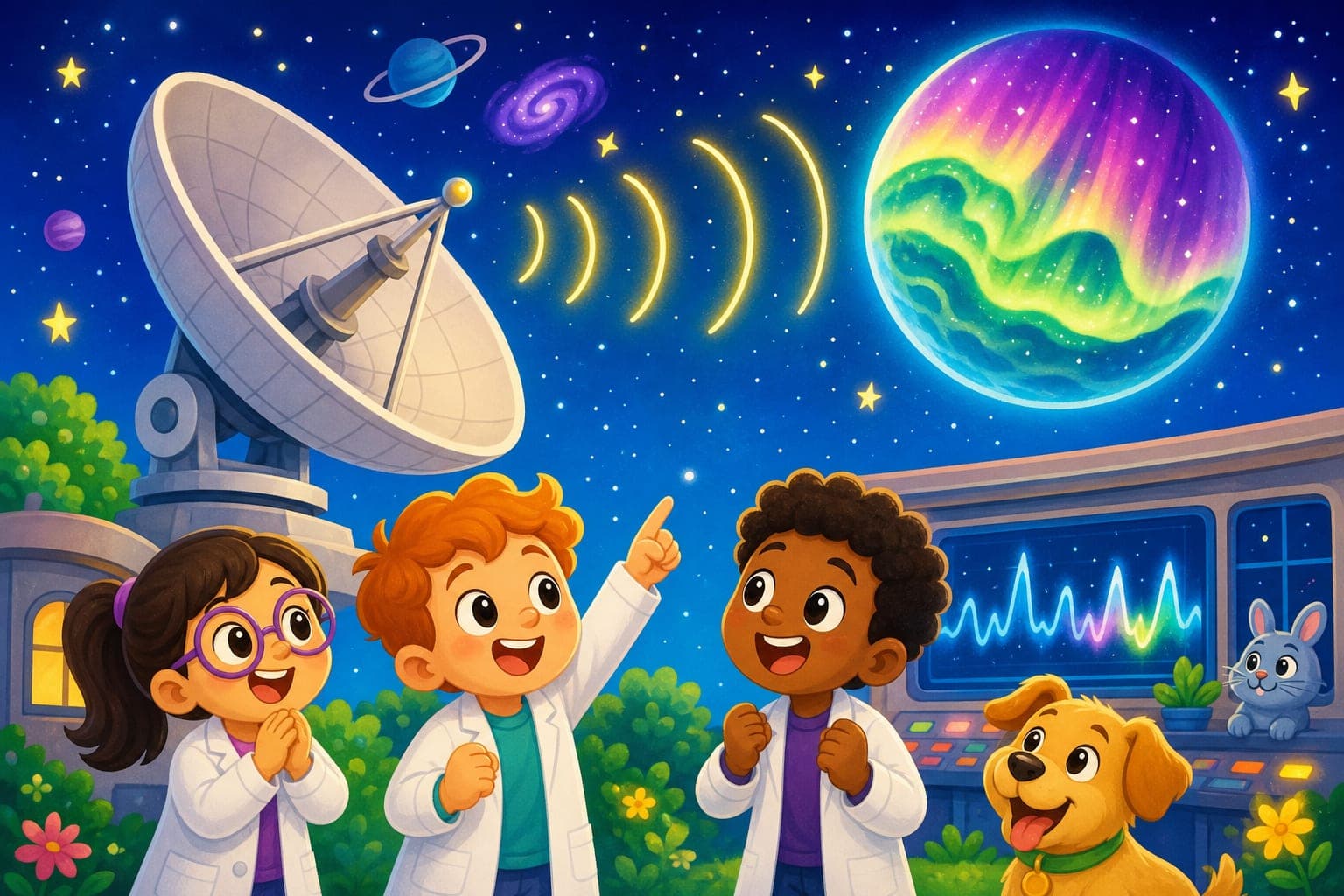 Scientists Hear Radio Sounds From a Far Away Planet!