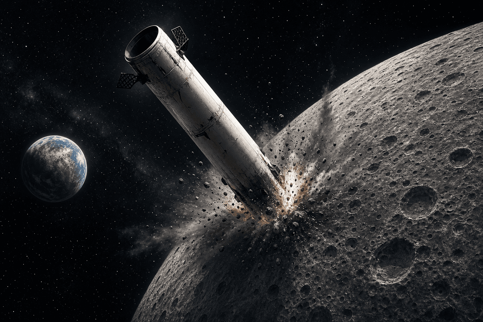 Space Junk Heads for the Moon: Who Is Responsible?