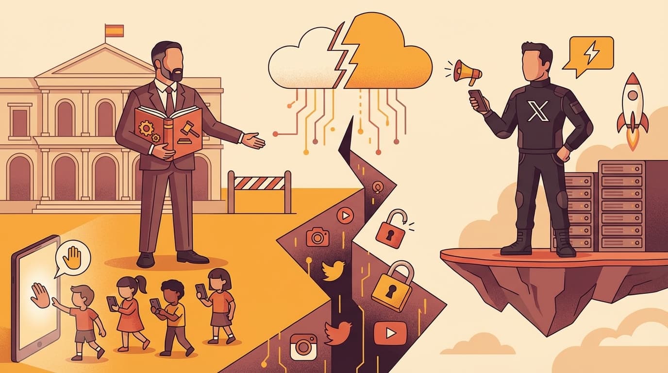 Spain's Leader Takes on Tech Giants Over Social Media Rules