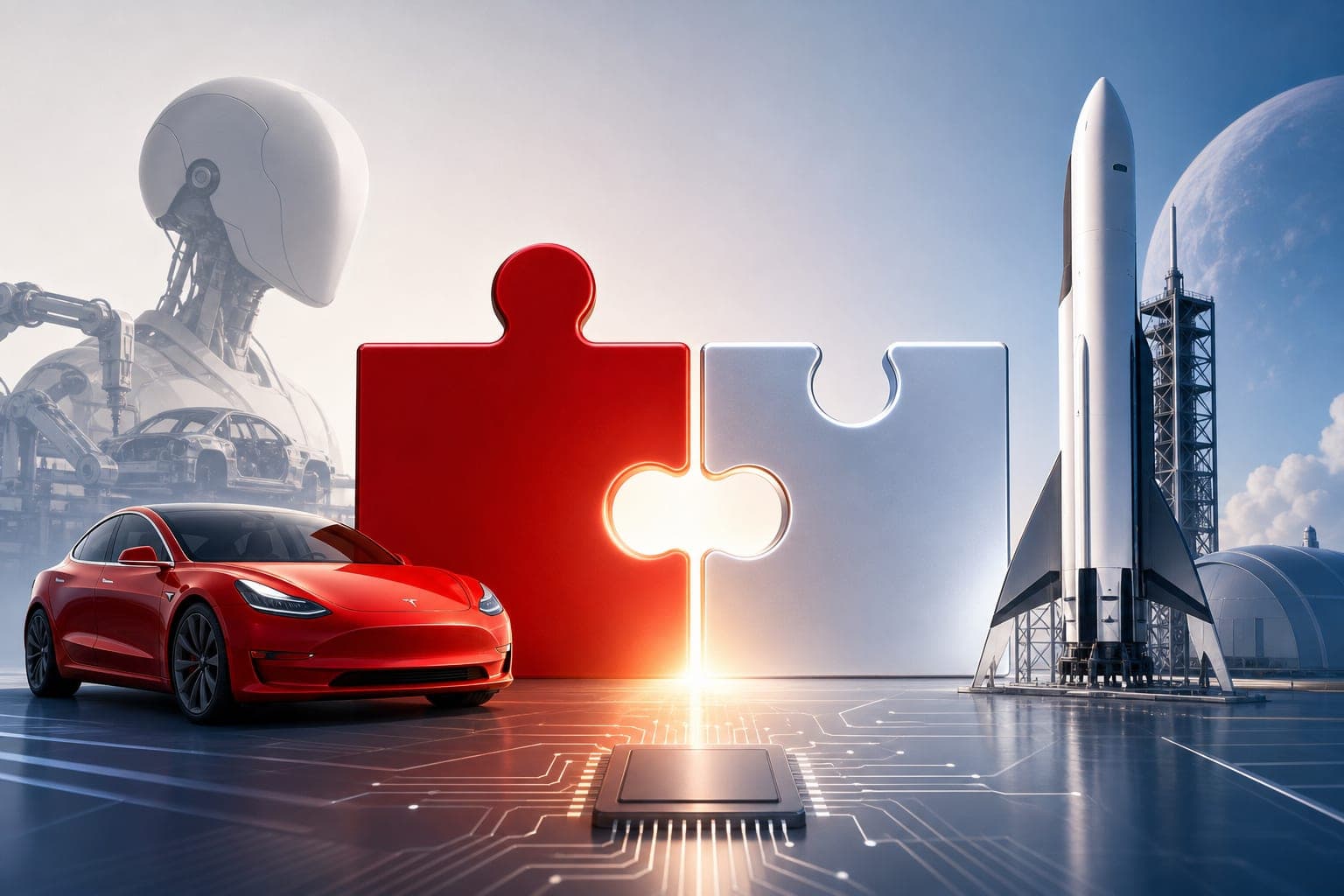 Tesla and SpaceX Explore Historic Merger Worth Trillions