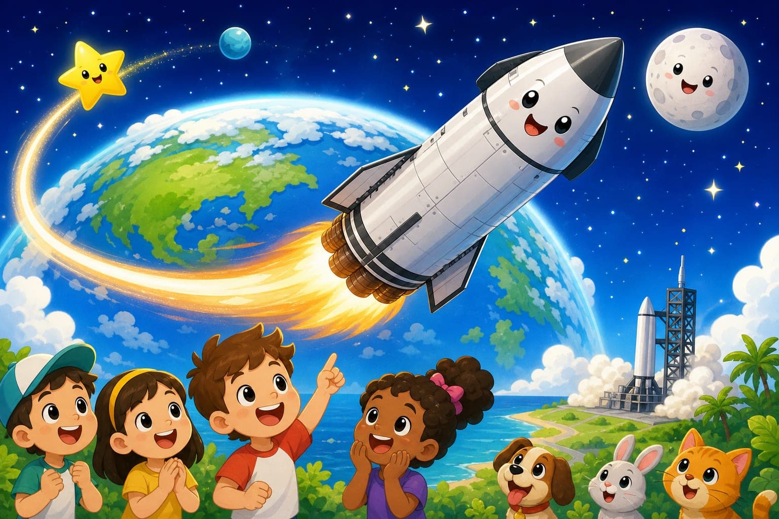 The Biggest Rocket Flew Around Earth!