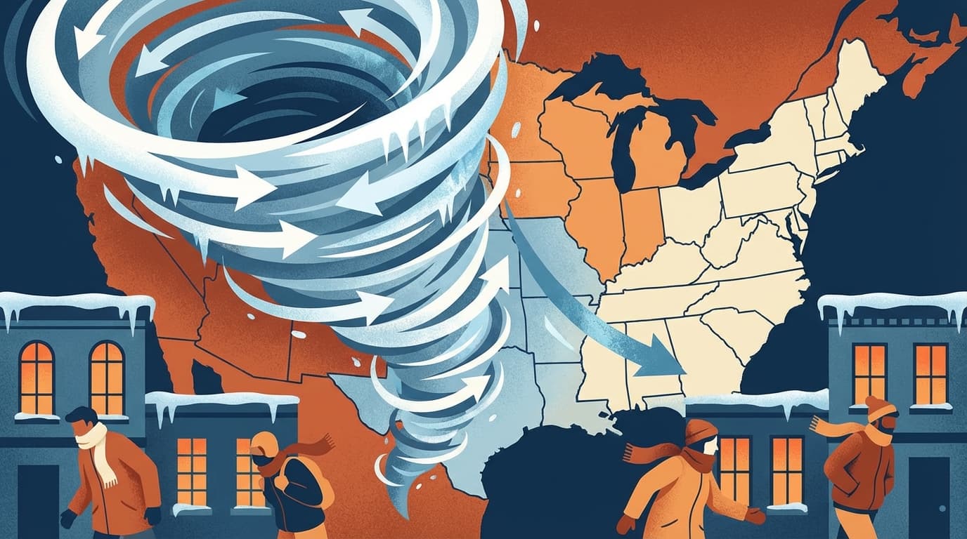 The Polar Vortex Brings the Coldest Air This Winter