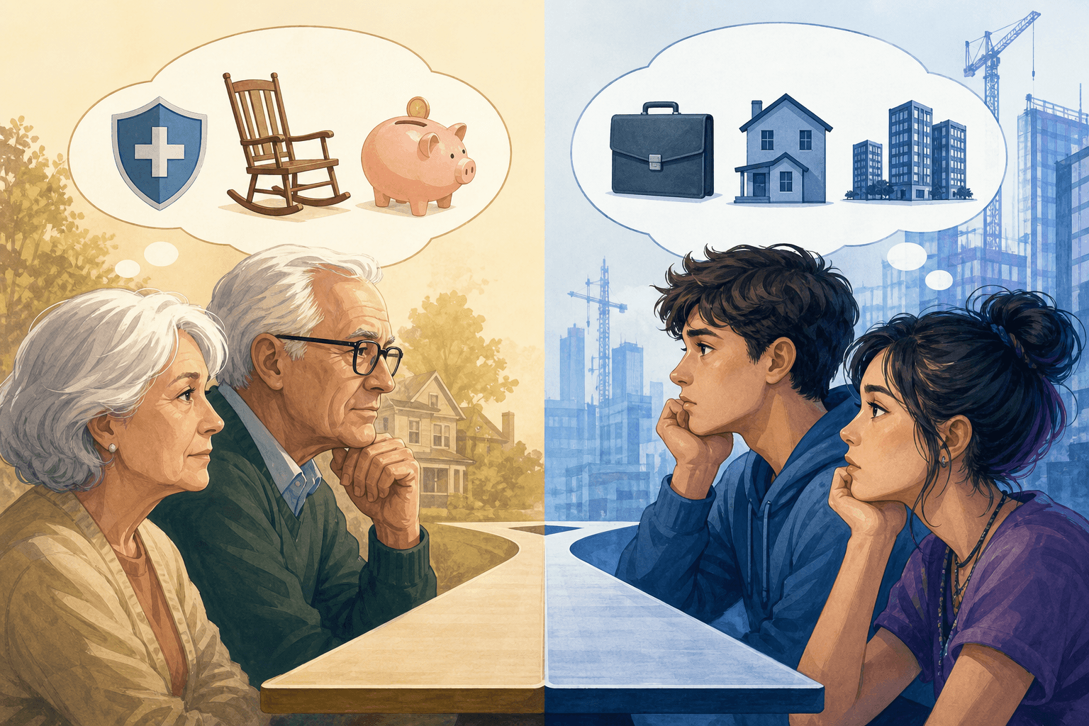 Why Baby Boomers and Gen Z View the Economy So Differently