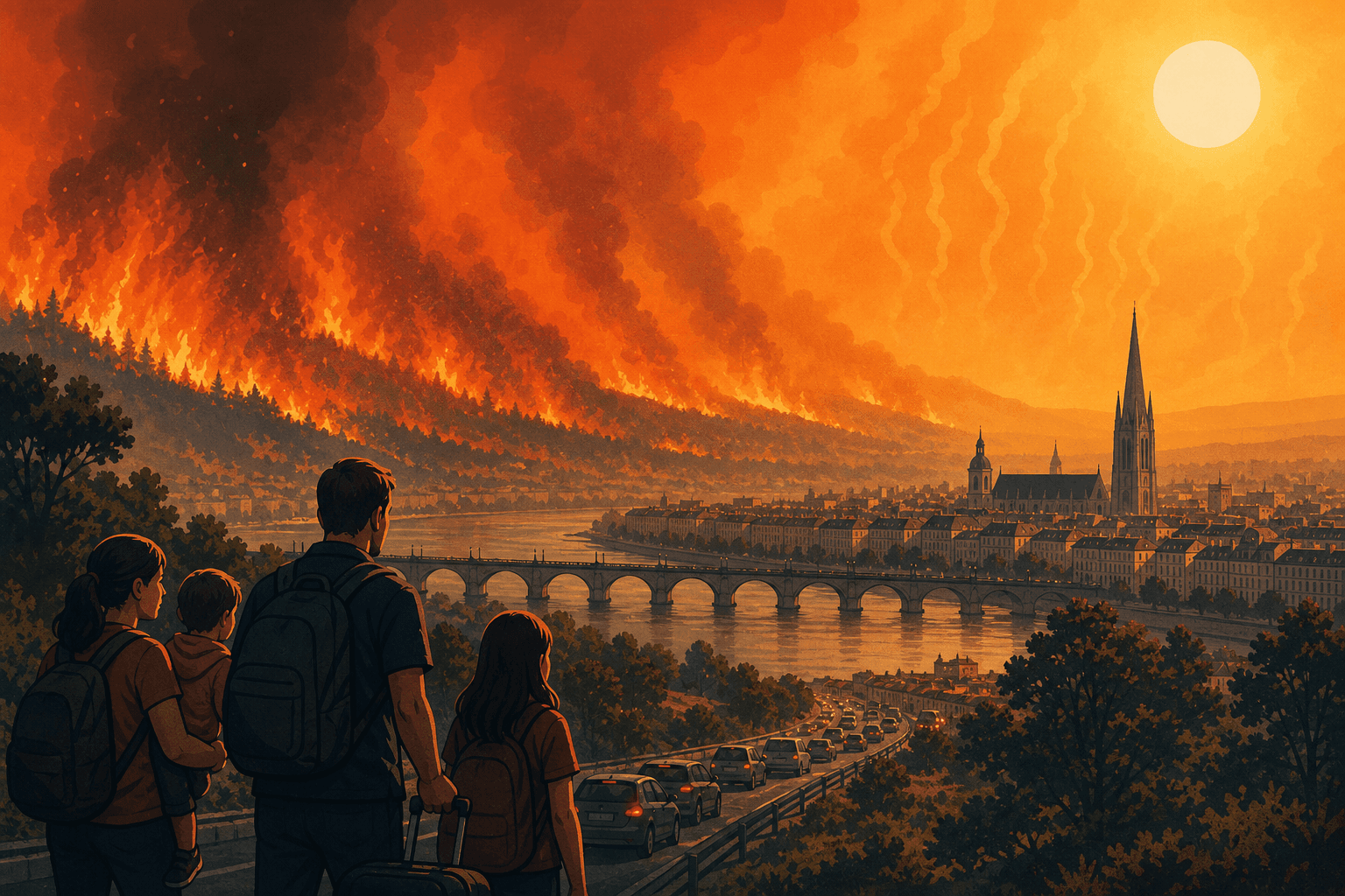 Wildfires Threaten Bordeaux as France Faces Climate Crisis