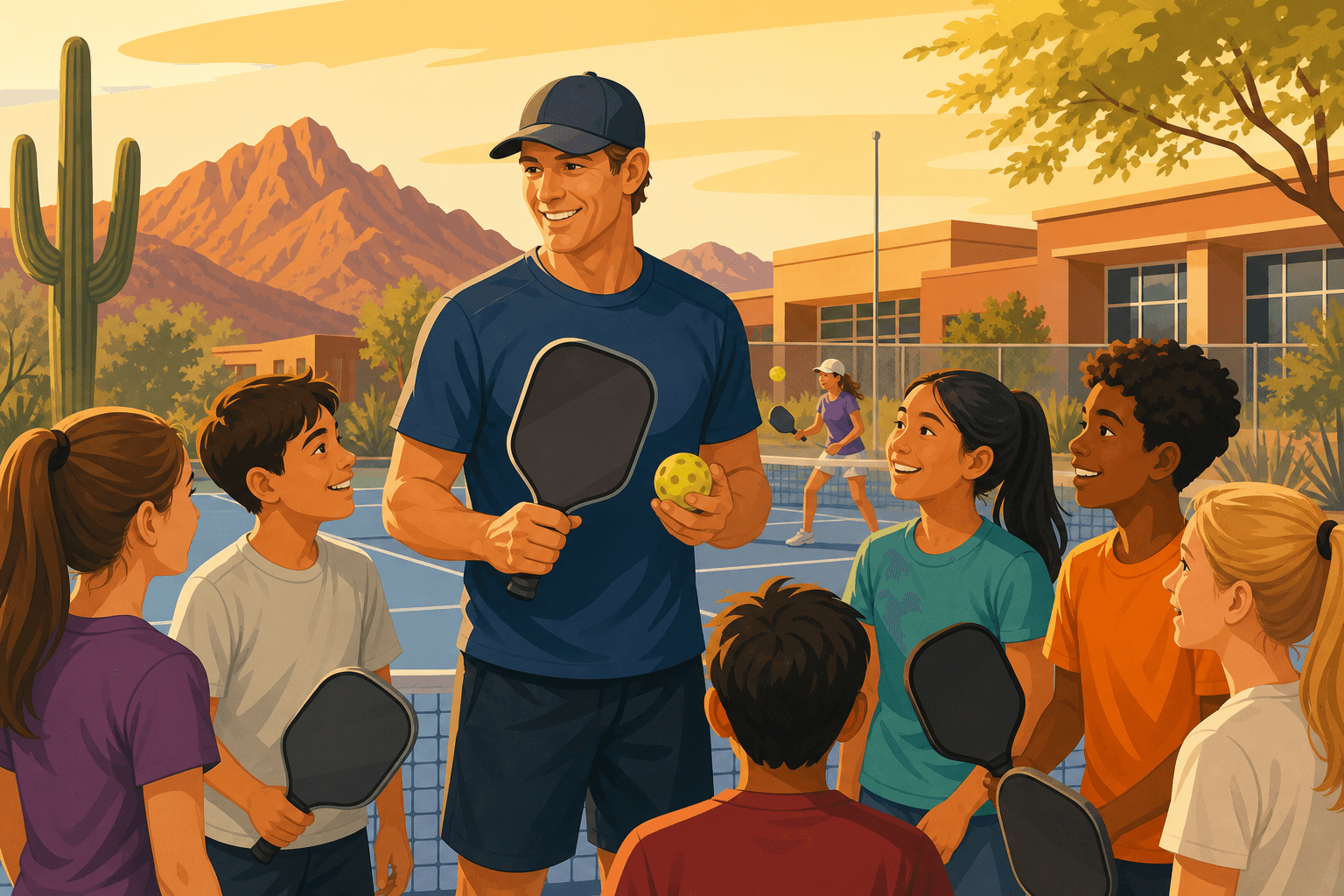 A Pickleball Champion Helps Arizona Schools Play More