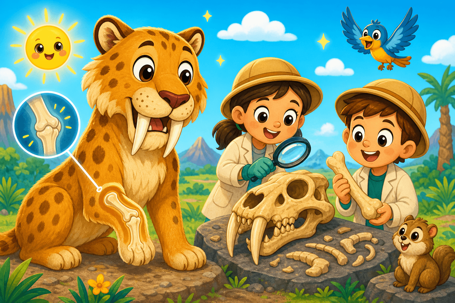 Amazing Saber-Toothed Cats Had Bone Problems!