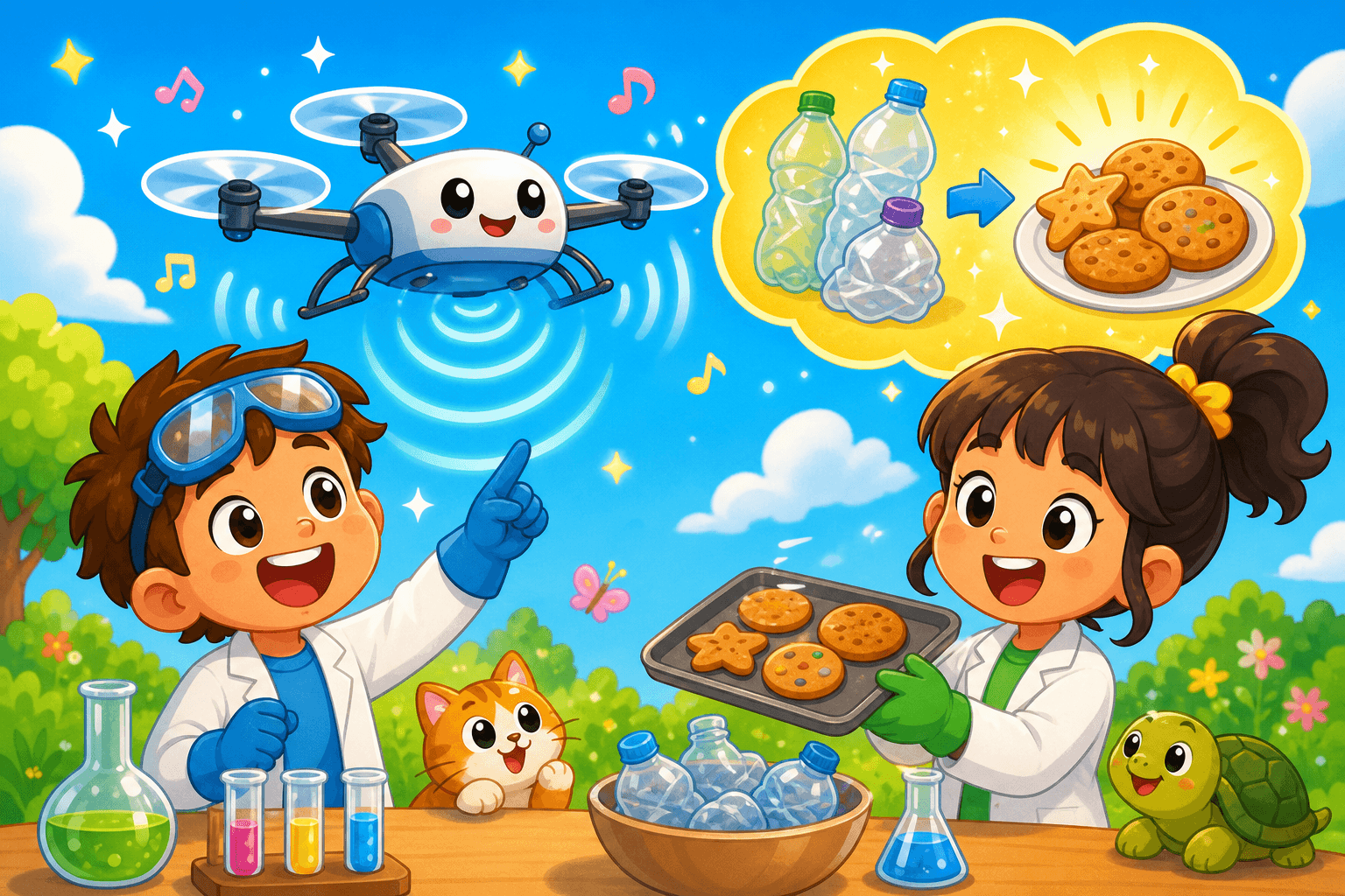 Amazing Science: Sound Drones and Plastic Cookies!