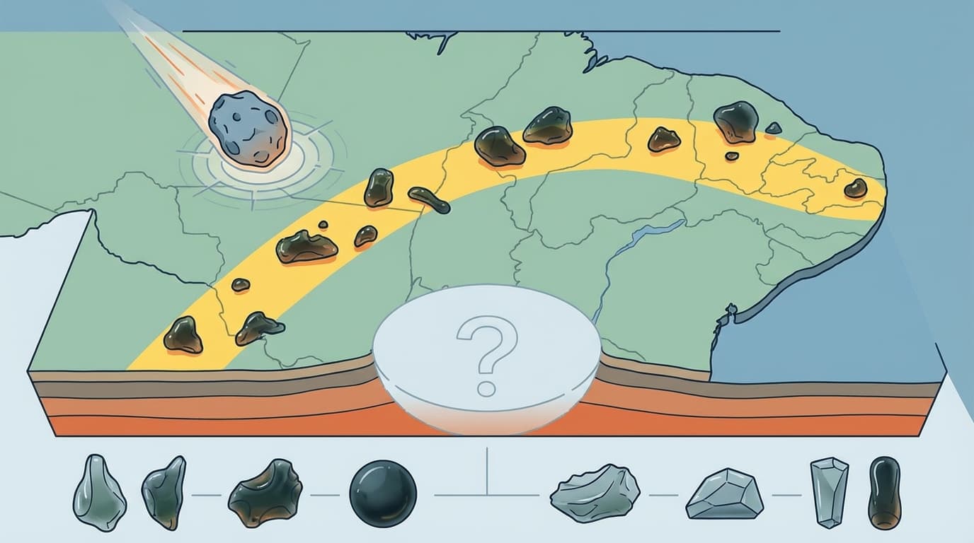 Ancient Asteroid Glass Found in Brazil, but the Crater Remains Missing