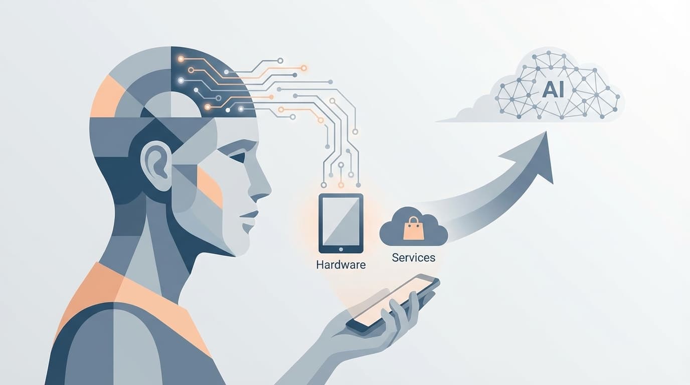 Apple Shifts Its AI Strategy Toward Hardware and Services