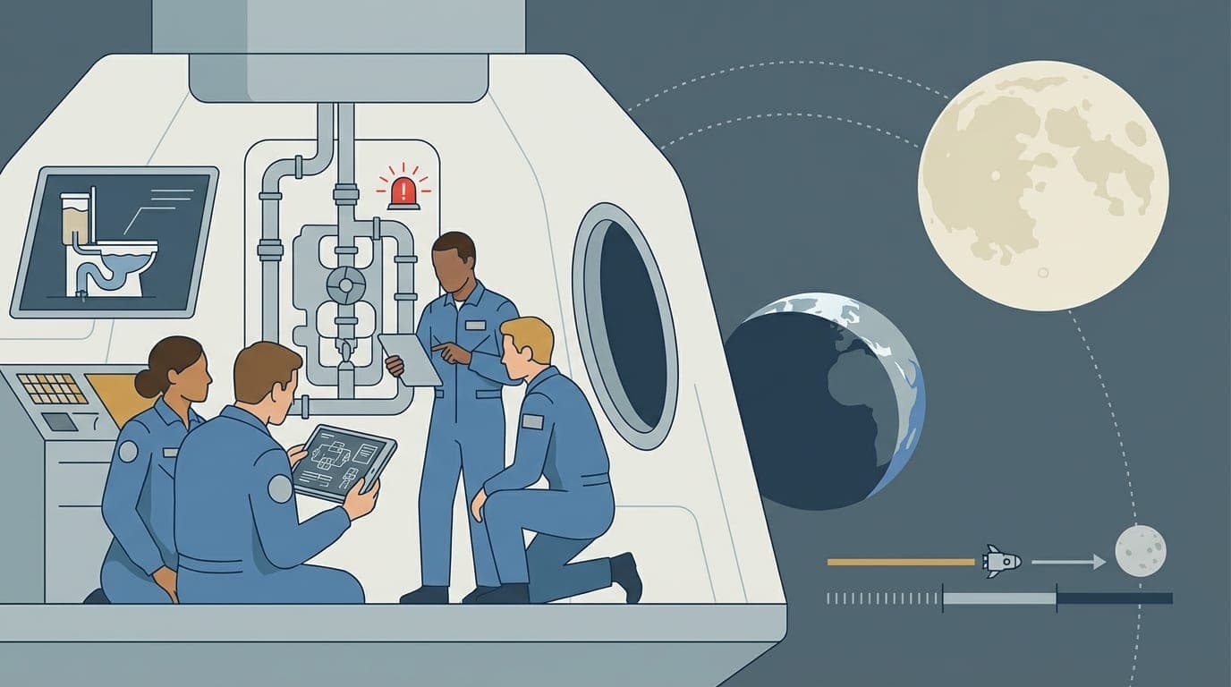 Artemis II Crew Confronts Recurring Toilet Malfunction En Route to Historic Lunar Flyby