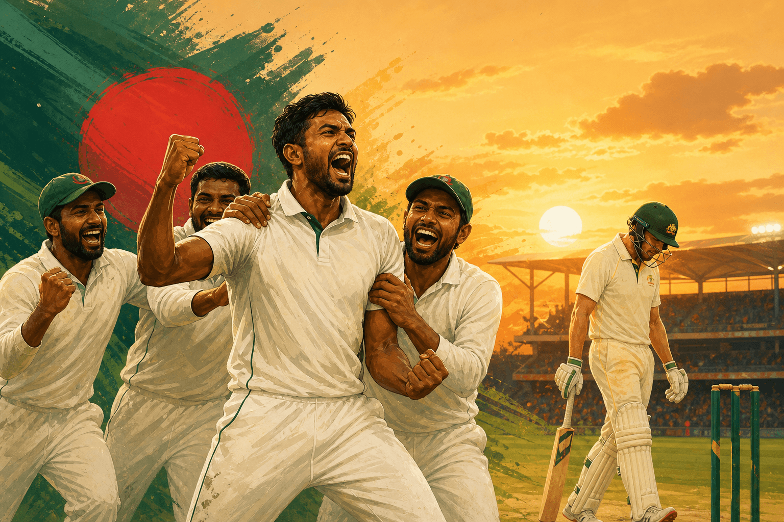 Bangladesh Stun Australia in Historic Test Cricket Upset