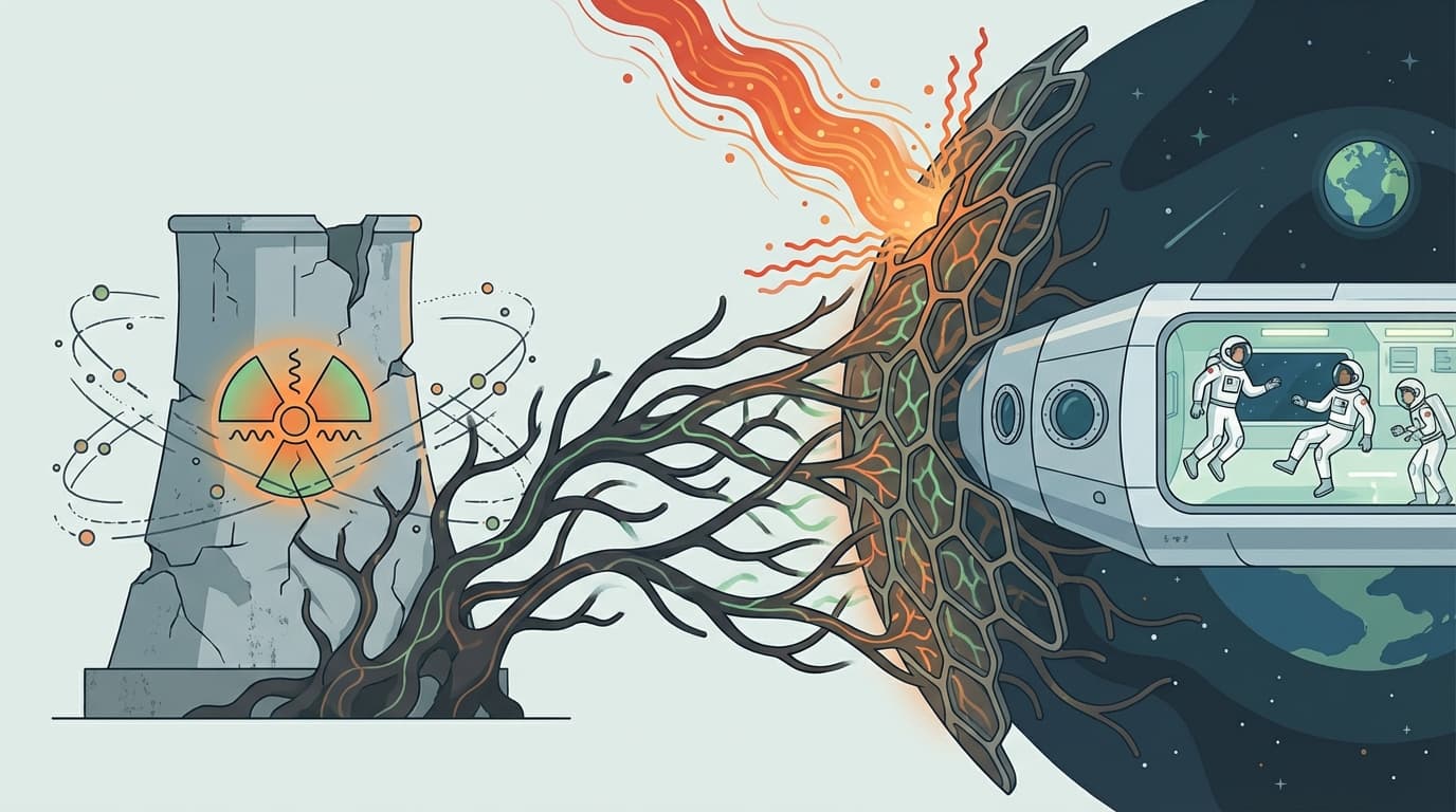 Chernobyl's Radiation-Eating Fungus Could Shield Future Astronauts