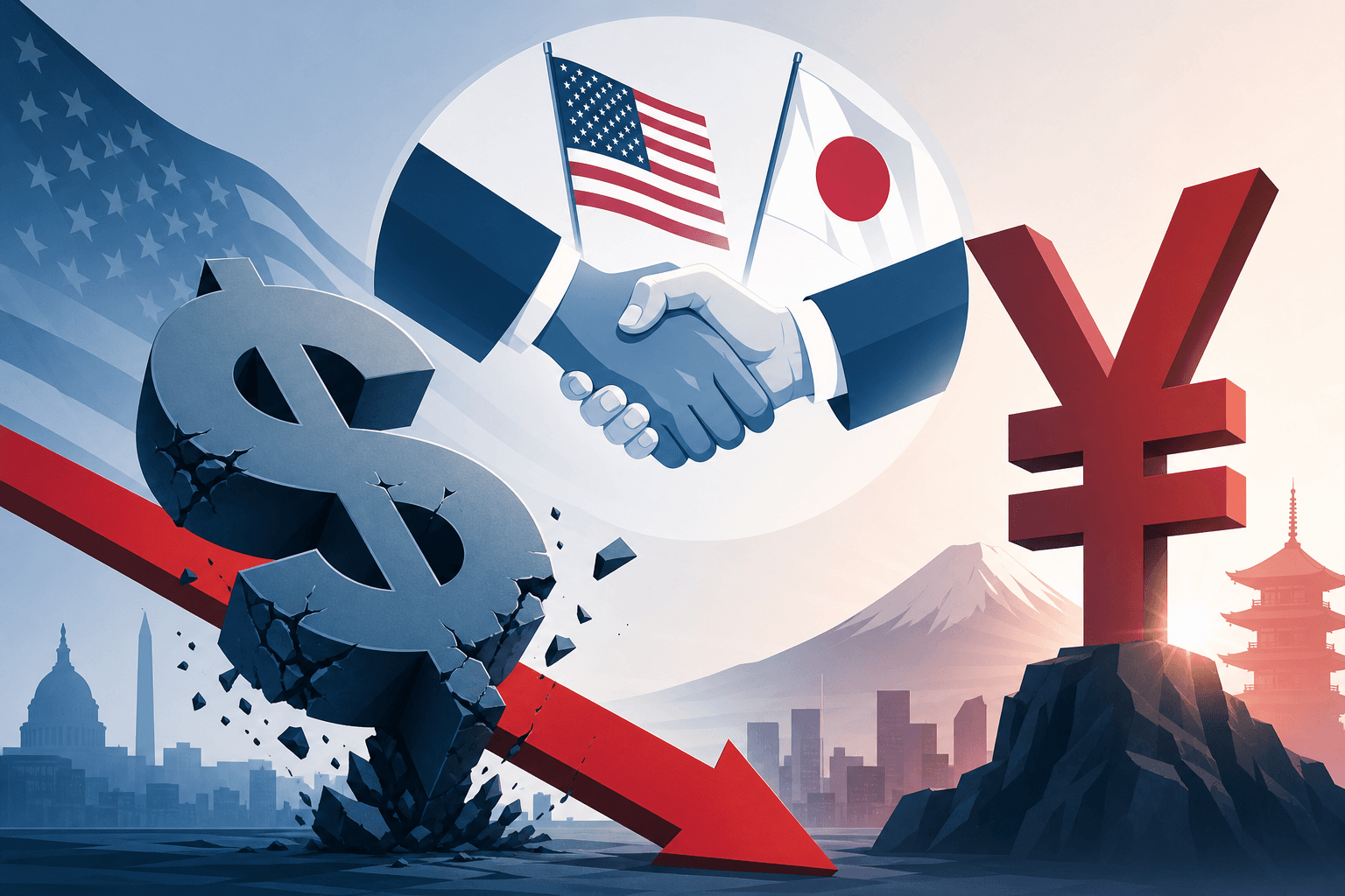 Coordinated Currency Intervention Sends Dollar Plunging Against the Yen