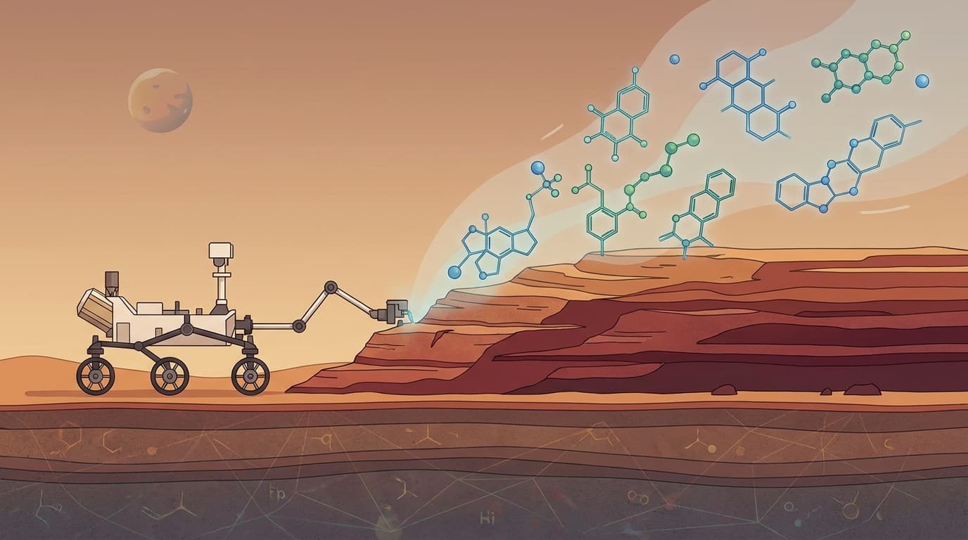 Curiosity Rover Discovers Unprecedented Organic Molecules on Mars
