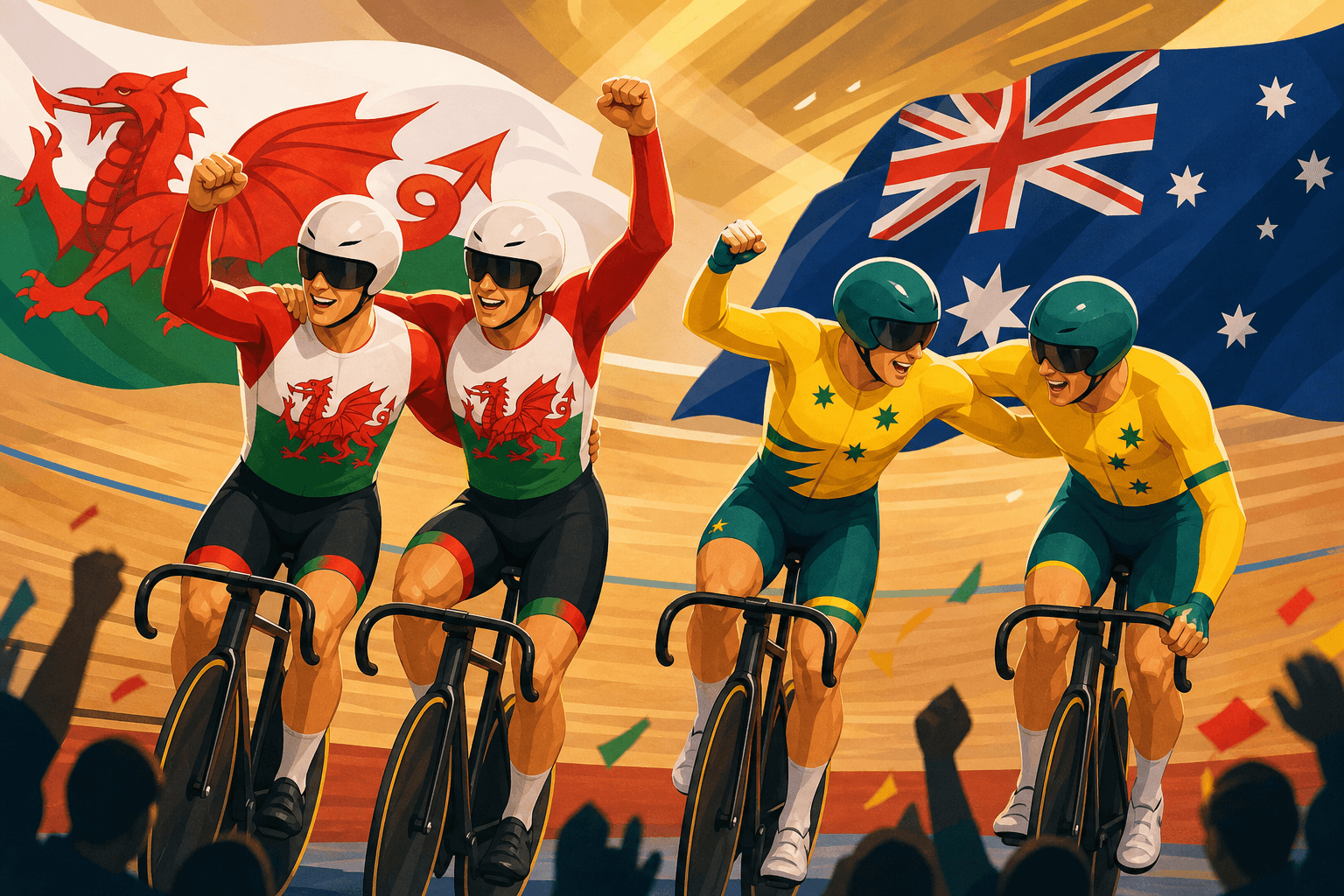 Cyclists Win Gold at the Commonwealth Games in Glasgow