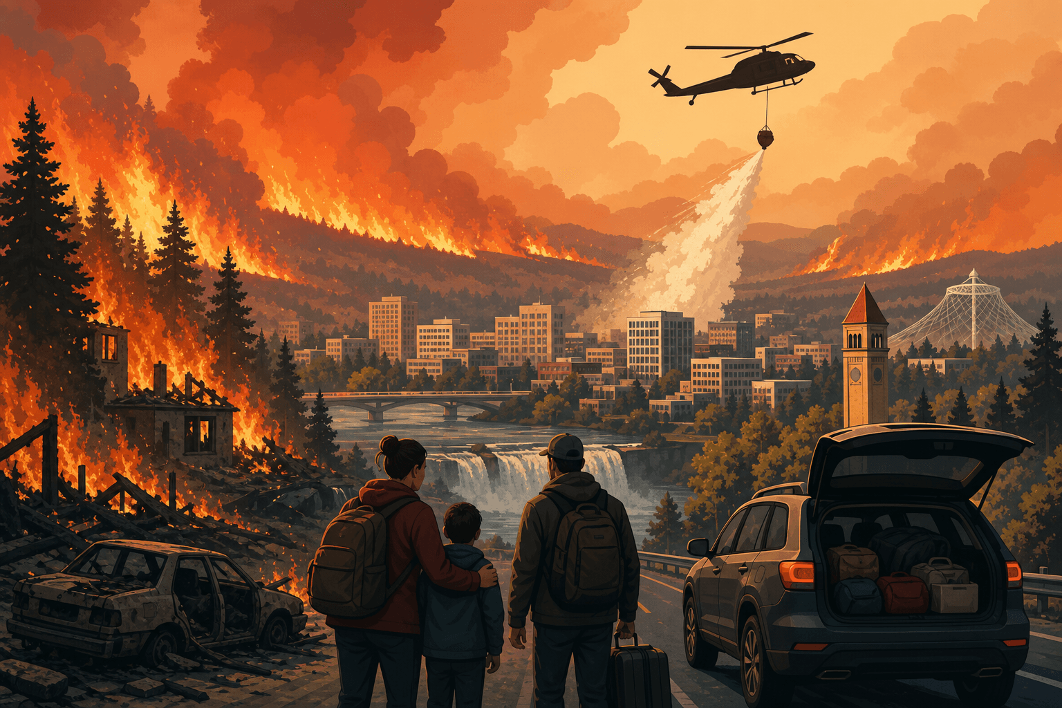 Devastating Wildfires Ravage Spokane: Climate, Crisis, and Community