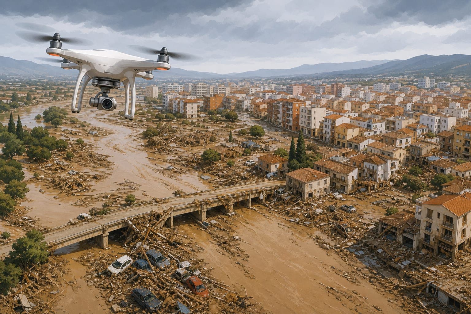 Drone Videos Reveal the Scale of Devastating Floods in Spain