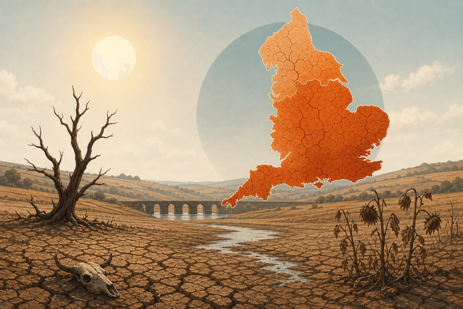 England Declares Drought as Water Supplies Run Critically Low