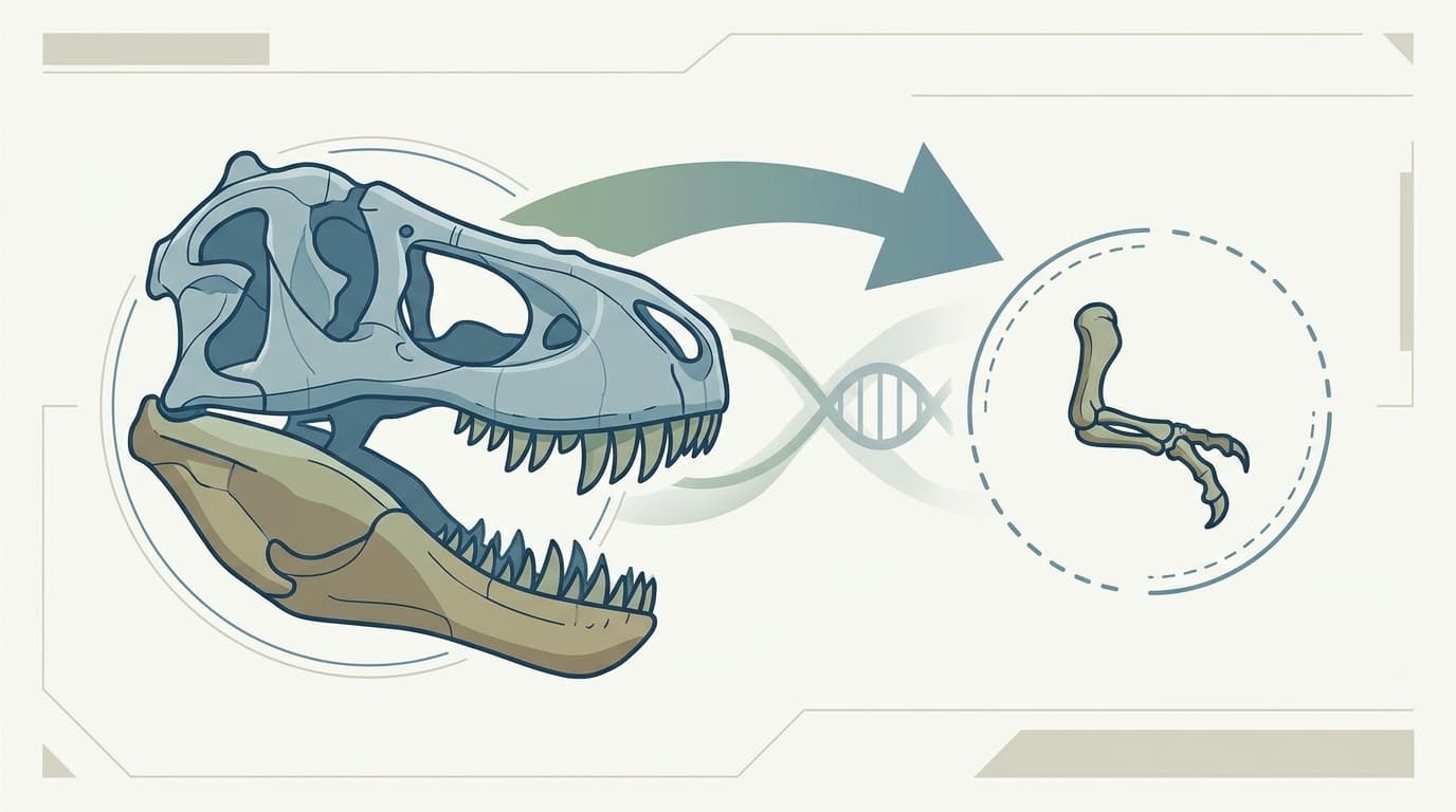Evolutionary Trade-Off: Why T. Rex Developed Disproportionately Tiny Arms