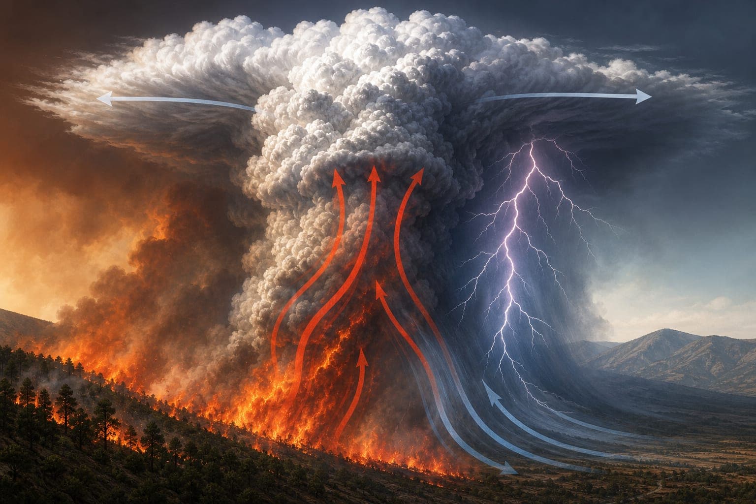 Fire Clouds: How Wildfires Create Their Own Devastating Weather