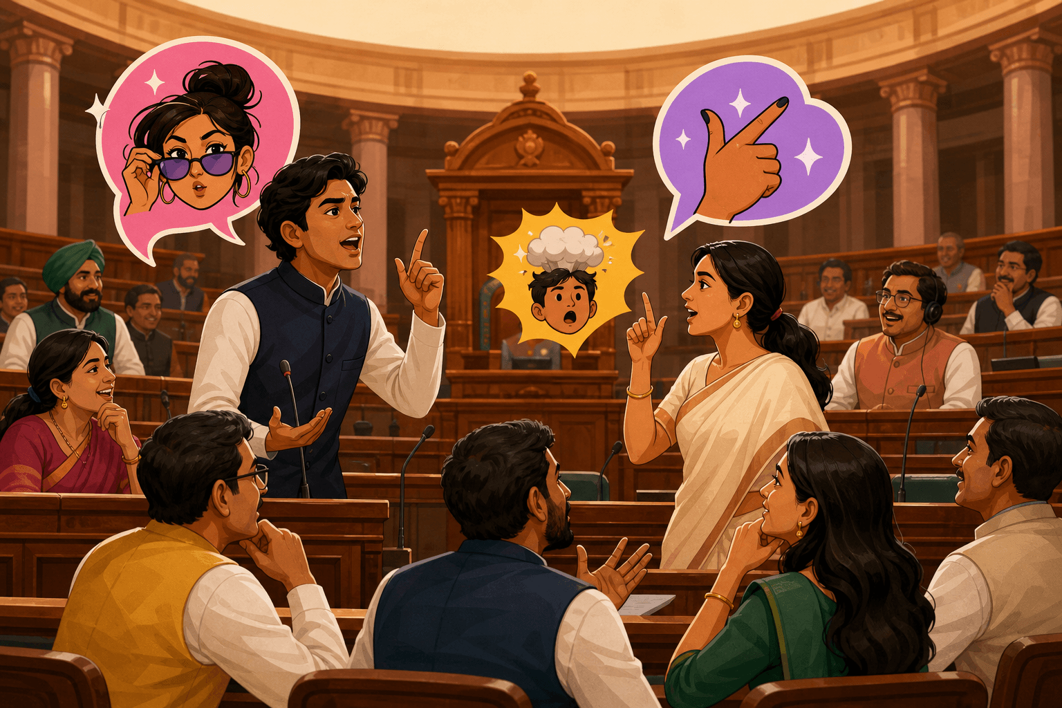 Gen Z Slang Takes Over India's Parliament