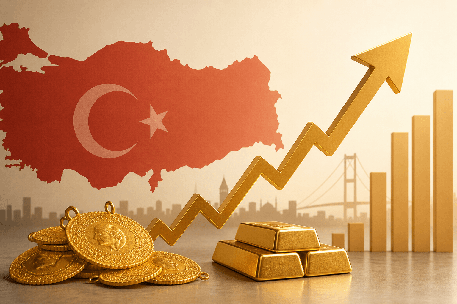 Gold Prices in Turkey Climb to a Three-Month High