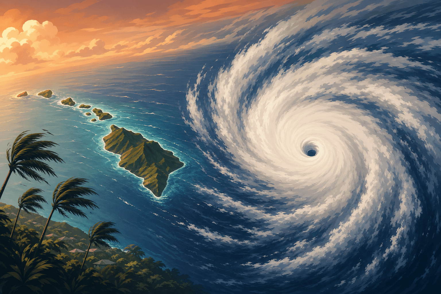 Hurricane Lowell Reaches Category 5 Near Hawaii