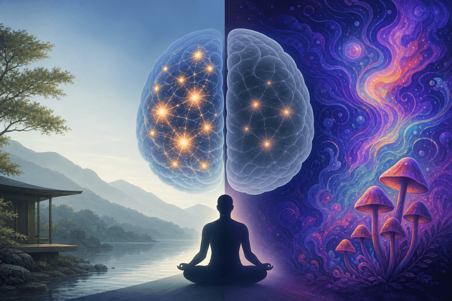 Meditation Retreats May Quiet the Brain Like Psychedelics