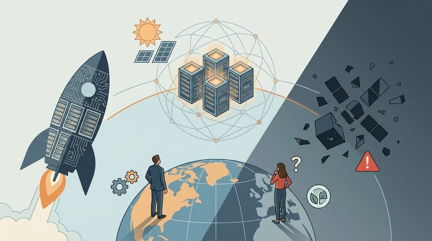 Musk Plans to Launch AI Data Centers Into Space