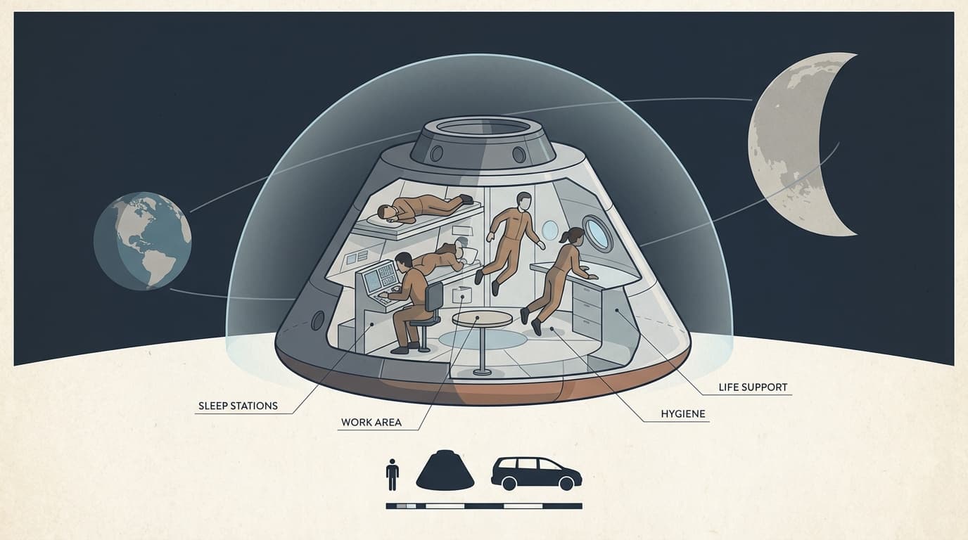 NASA's Artemis 2: Life Inside a Tiny Moon Spacecraft
