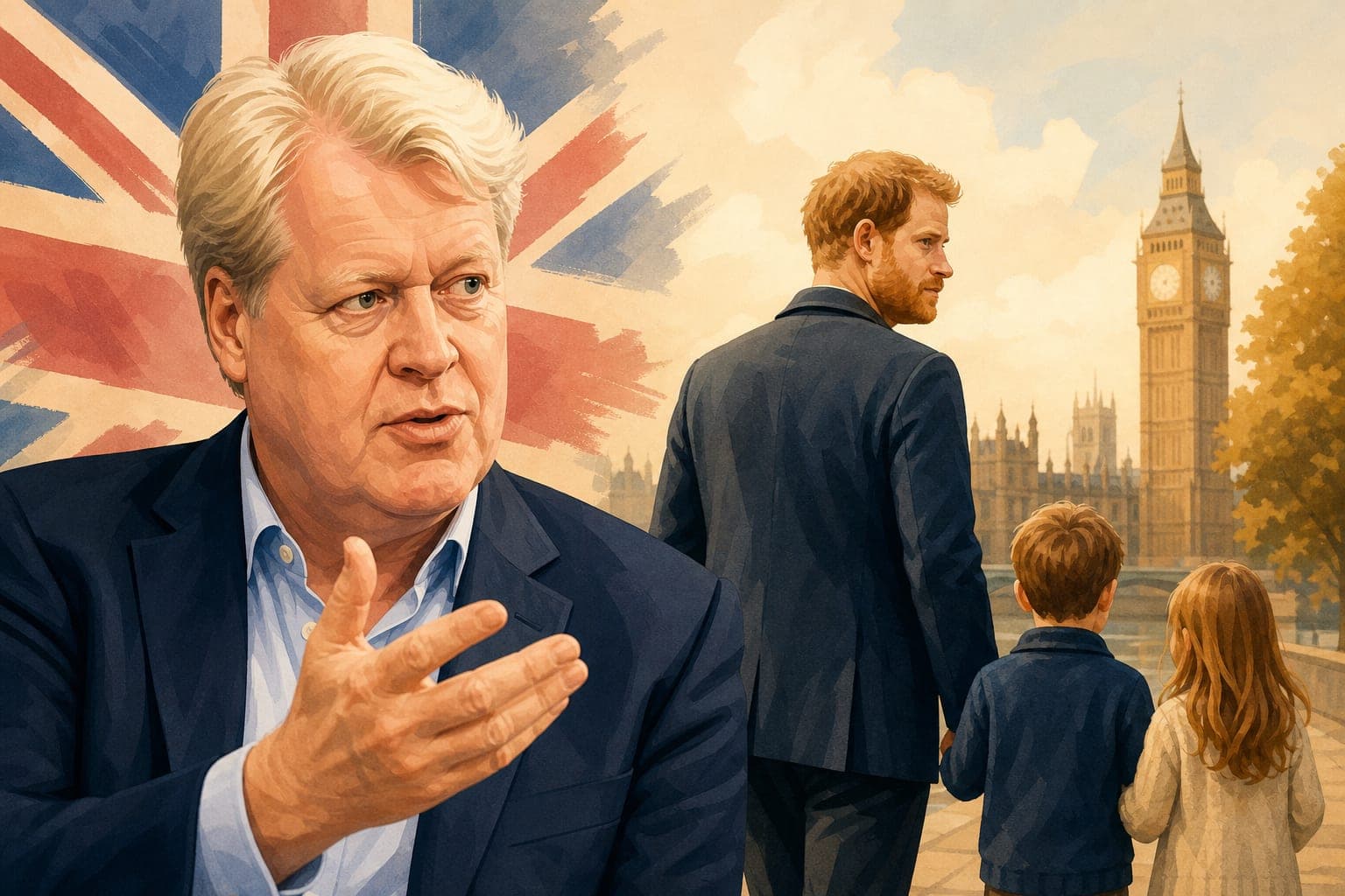 Princess Diana's Brother Defends Prince Harry's Return to Britain