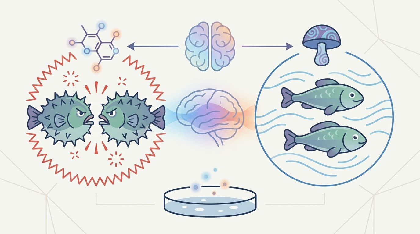 Psychedelic Drugs Reduced Aggression in Fish, Groundbreaking Study Reveals