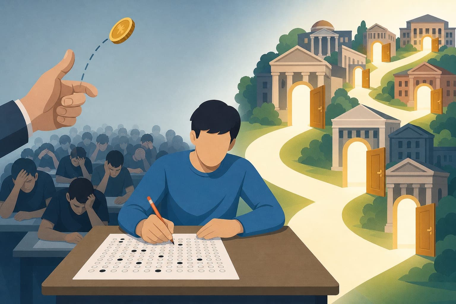 Random Answers Beat 685,000 Students on University Exam