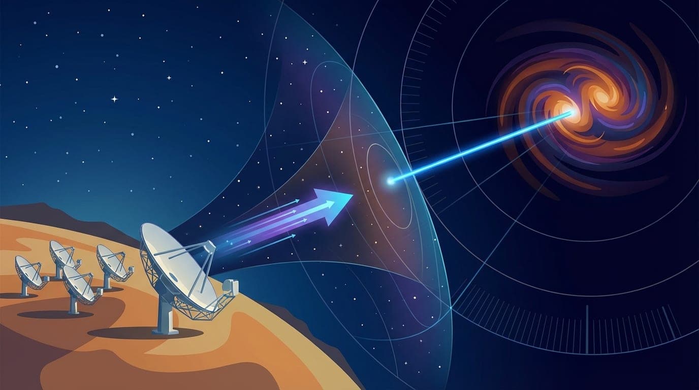 Record-Breaking Cosmic Laser Detected Eight Billion Light-Years Away