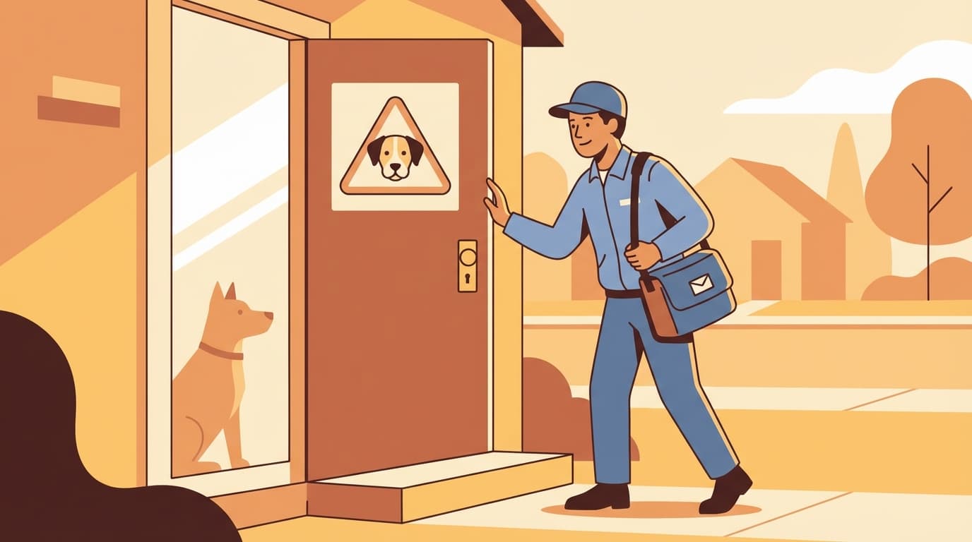 Royal Mail Asks Dog Owners to Display Warning Signs