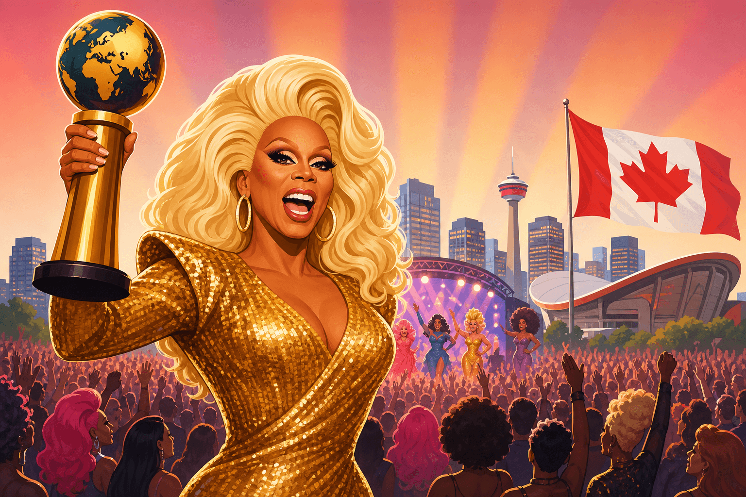 RuPaul Breaks a New Guinness World Record in Canada
