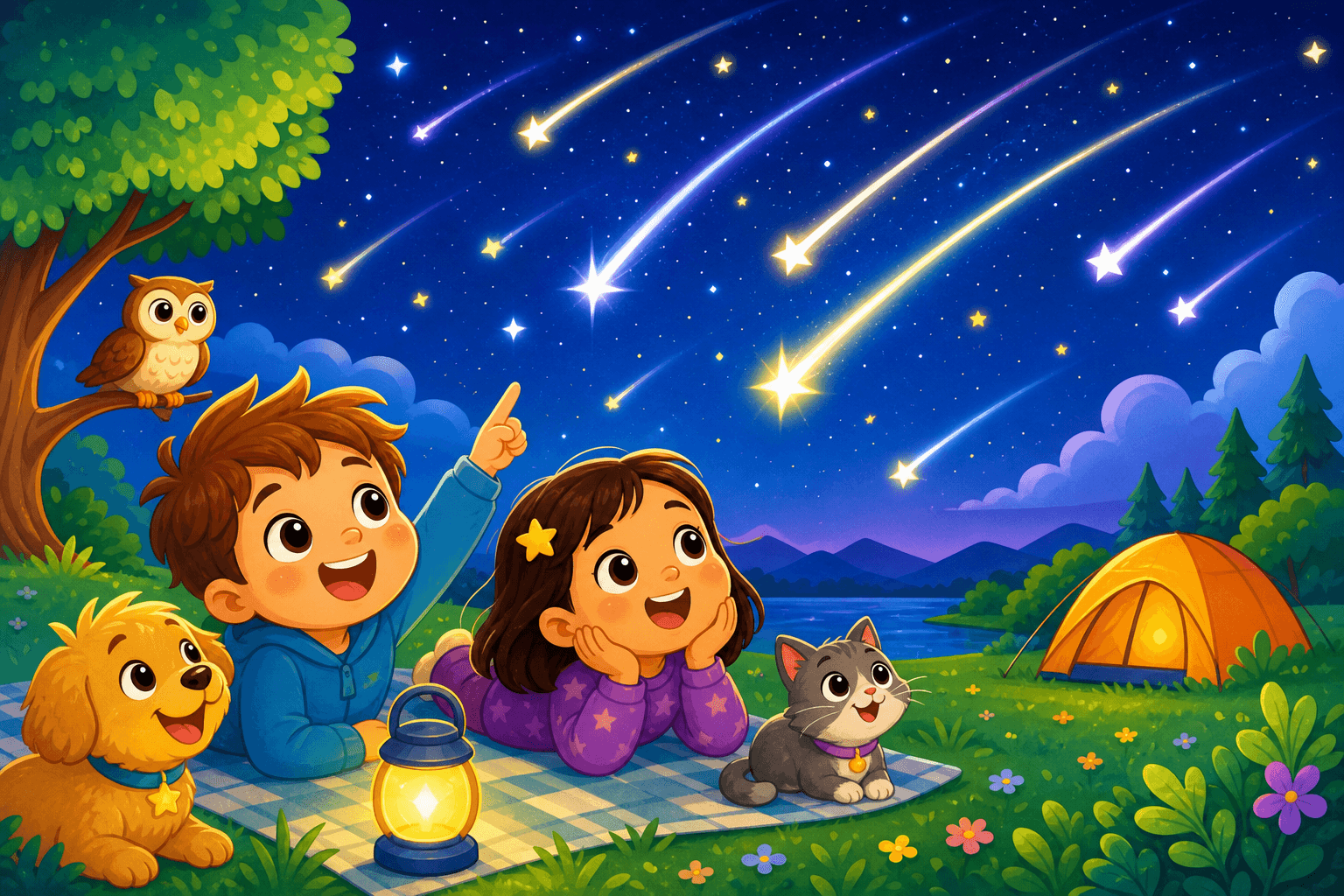 Shooting Stars Are Falling Tonight!