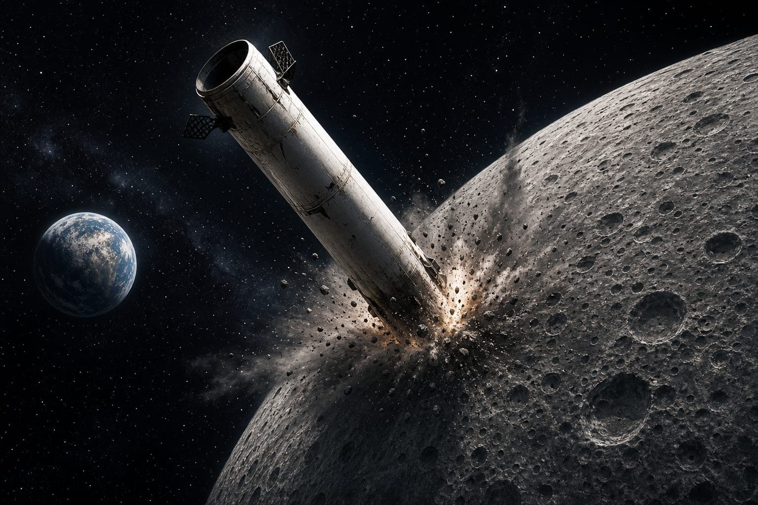 Space Junk Heads for the Moon: Who Is Responsible?