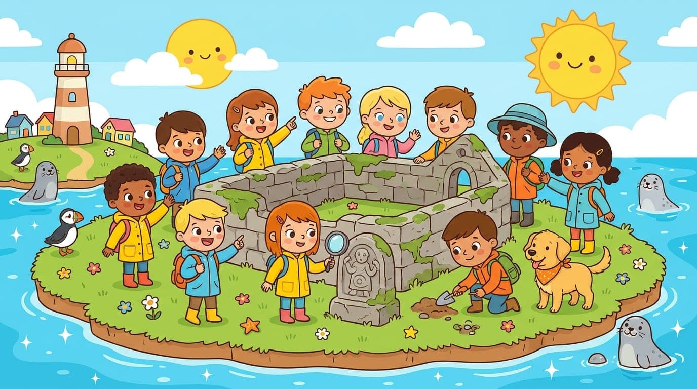 Students Find a Viking Church on a Tiny Island!