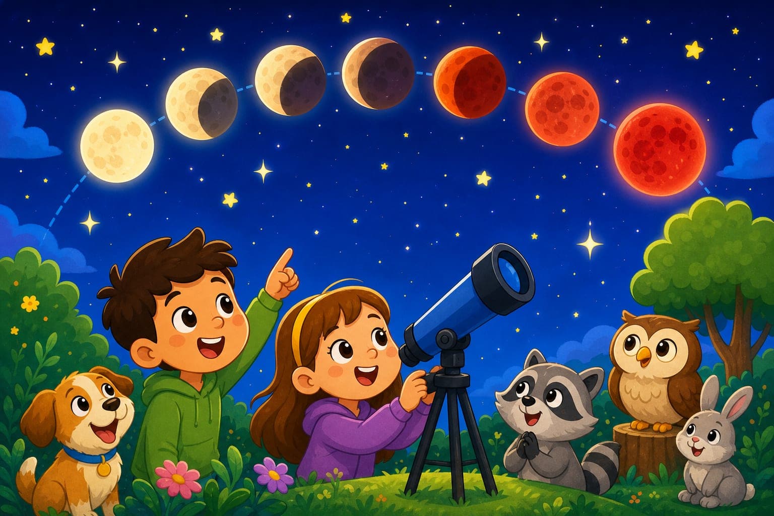 The Moon Is Changing Color Tonight!