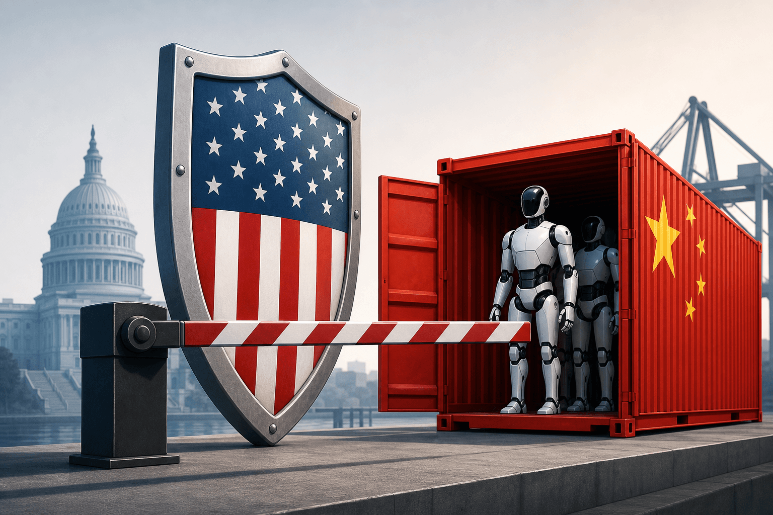 U.S. Bans Foreign Humanoid Robots in Strategic Move Against China