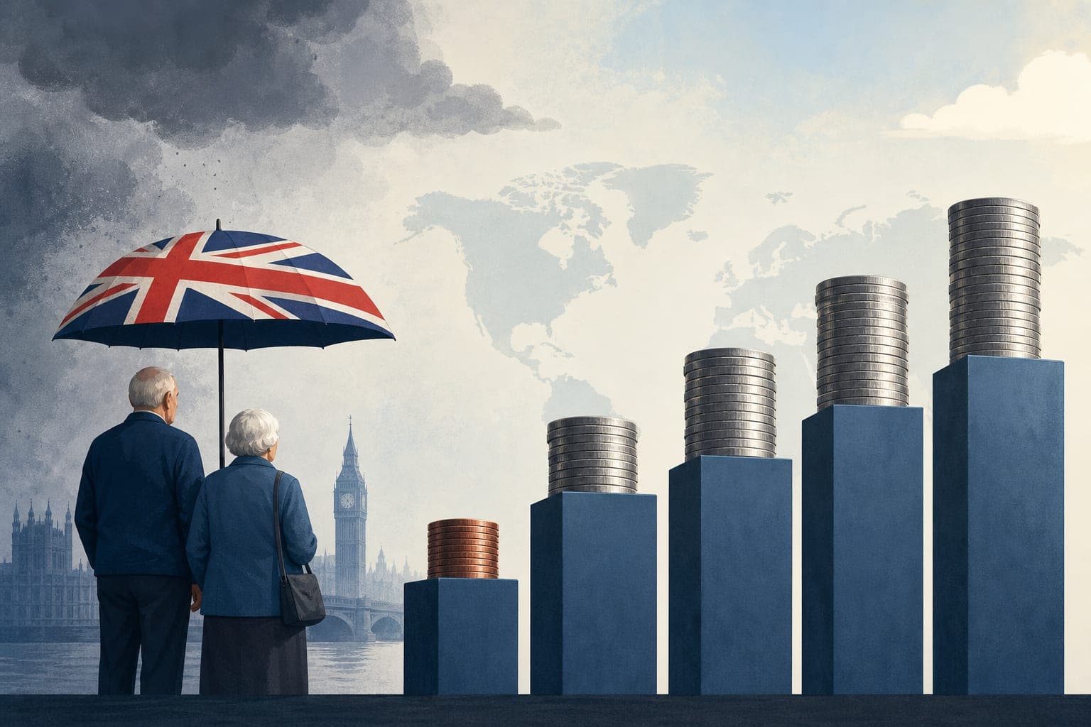 UK State Pension Falls Behind Global Peers Amid Fiscal Pressures